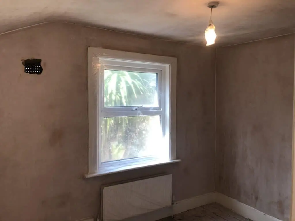 Six bedroom house renovation before and under construction at Peckham in London