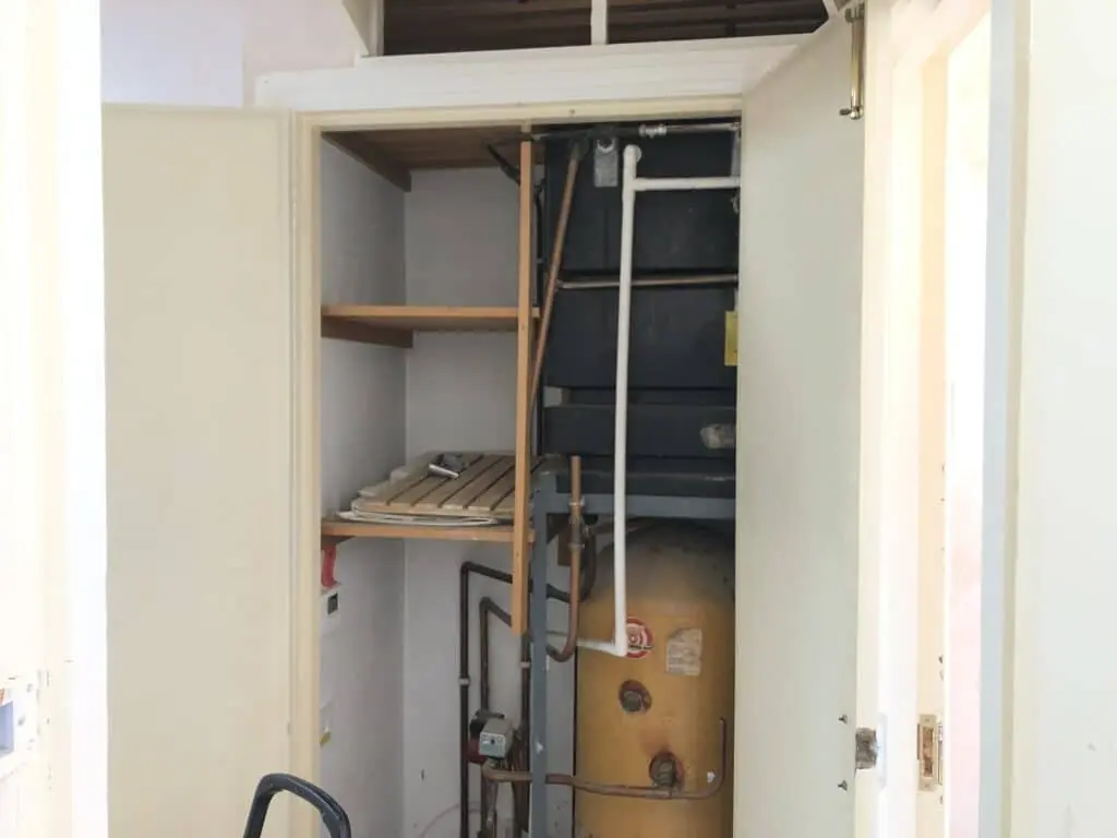 Six bedroom house renovation before and under construction at Peckham in London