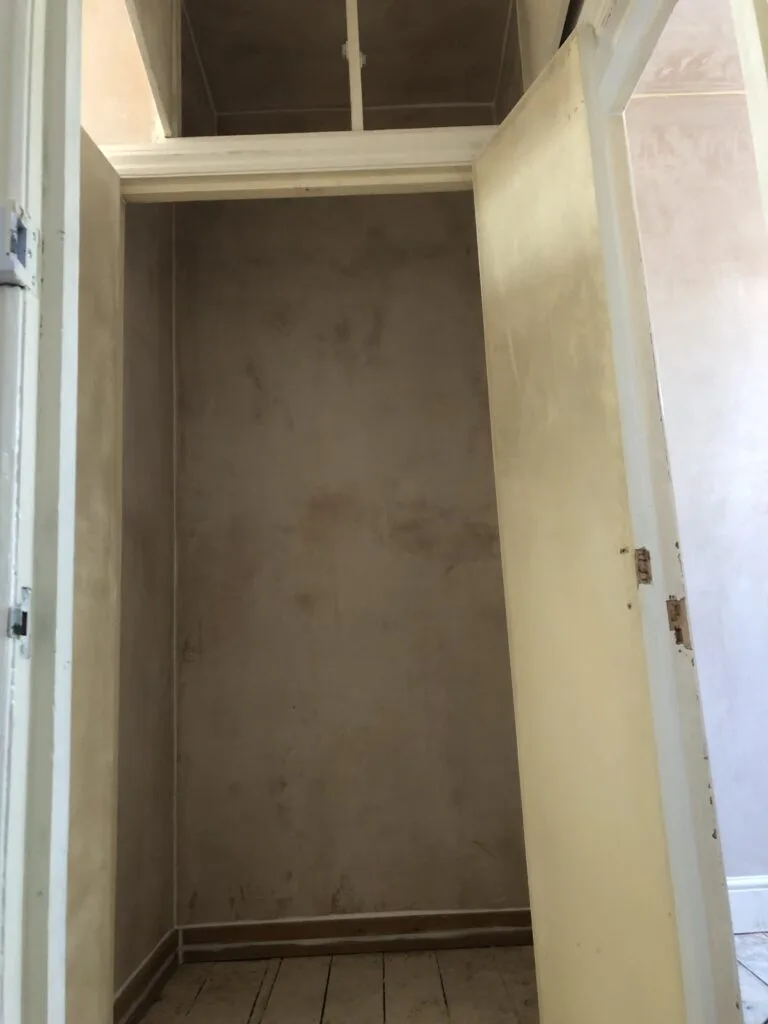 Six bedroom house renovation before and under construction at Peckham in London