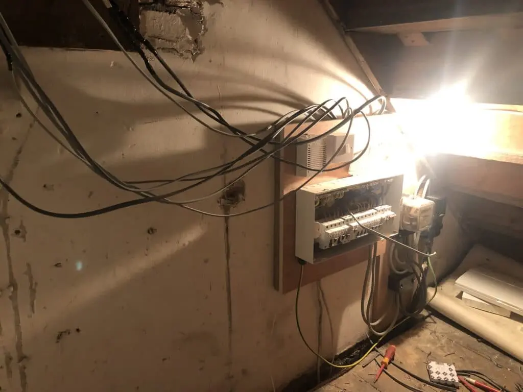 Six bedroom house renovation before and under construction at Peckham in London