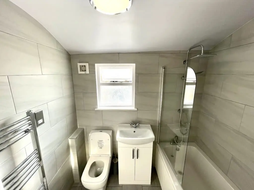 Refurbished bathroom at Peckham