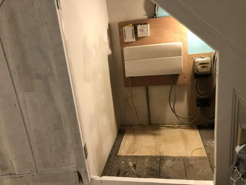 Six bedroom house renovation before and under construction at Peckham in London