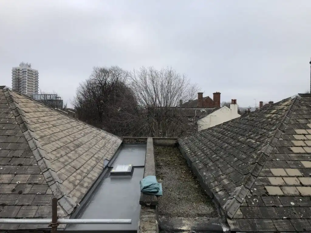 Six bedroom house renovation before and under construction at Peckham in London