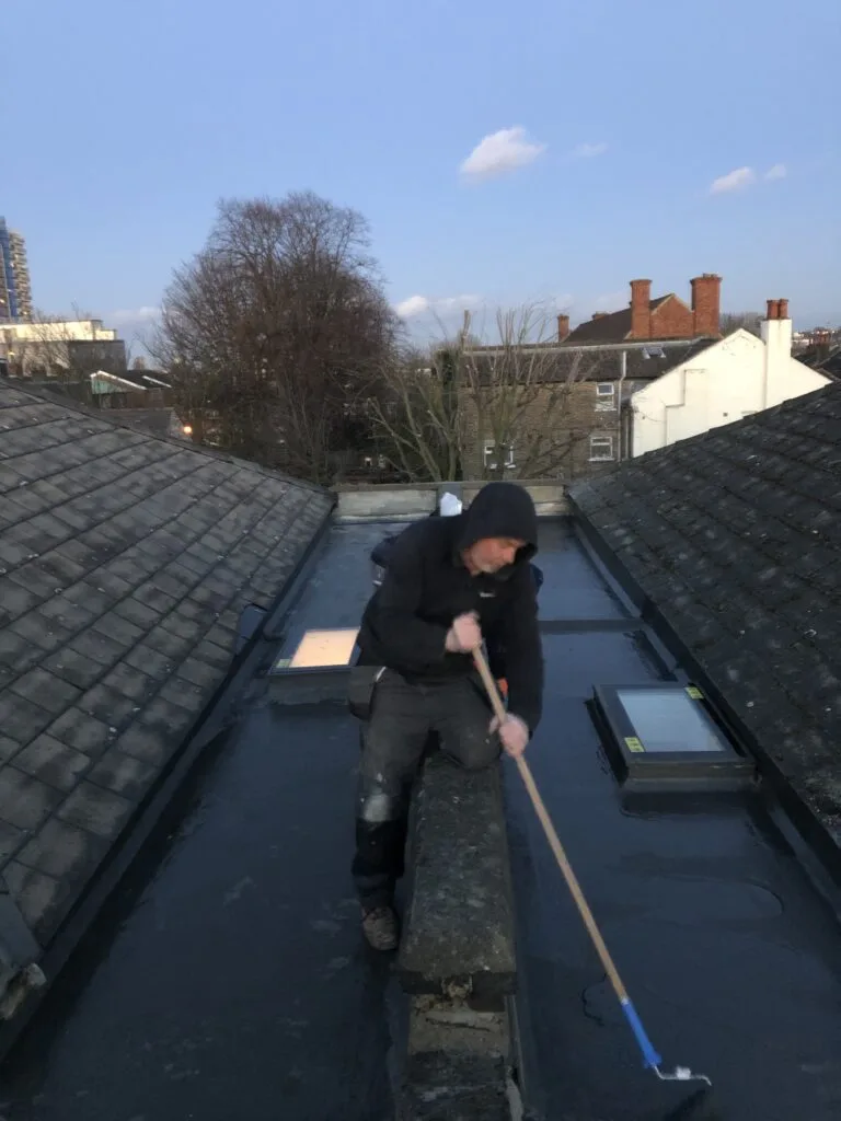 Six bedroom house renovation before and under construction at Peckham in London