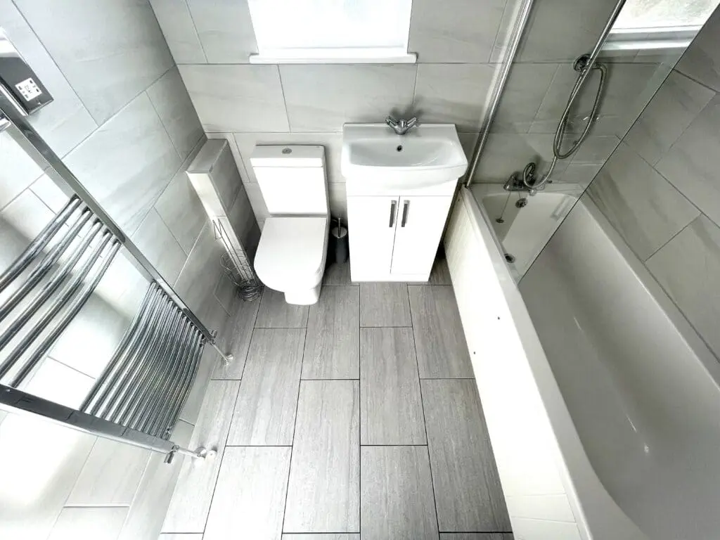 Refurbished bathroom at Peckham