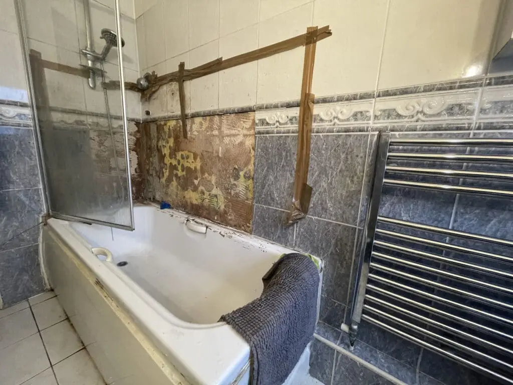 Before bathroom renovation in Romford, London
