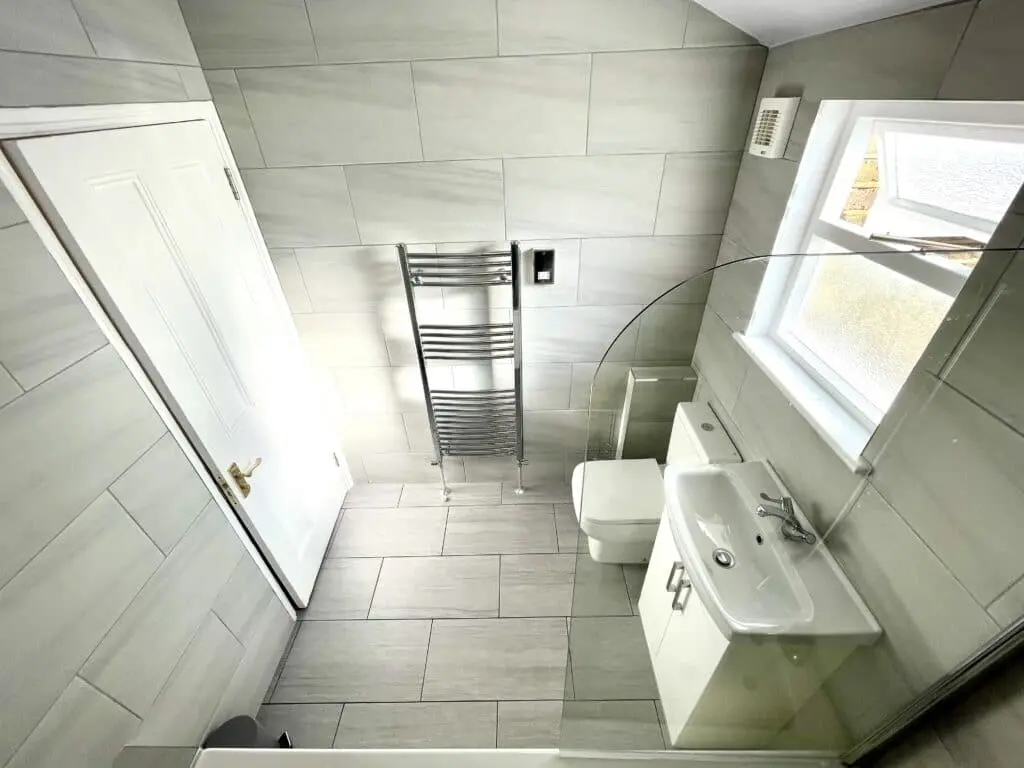 Refurbished bathroom at Peckham