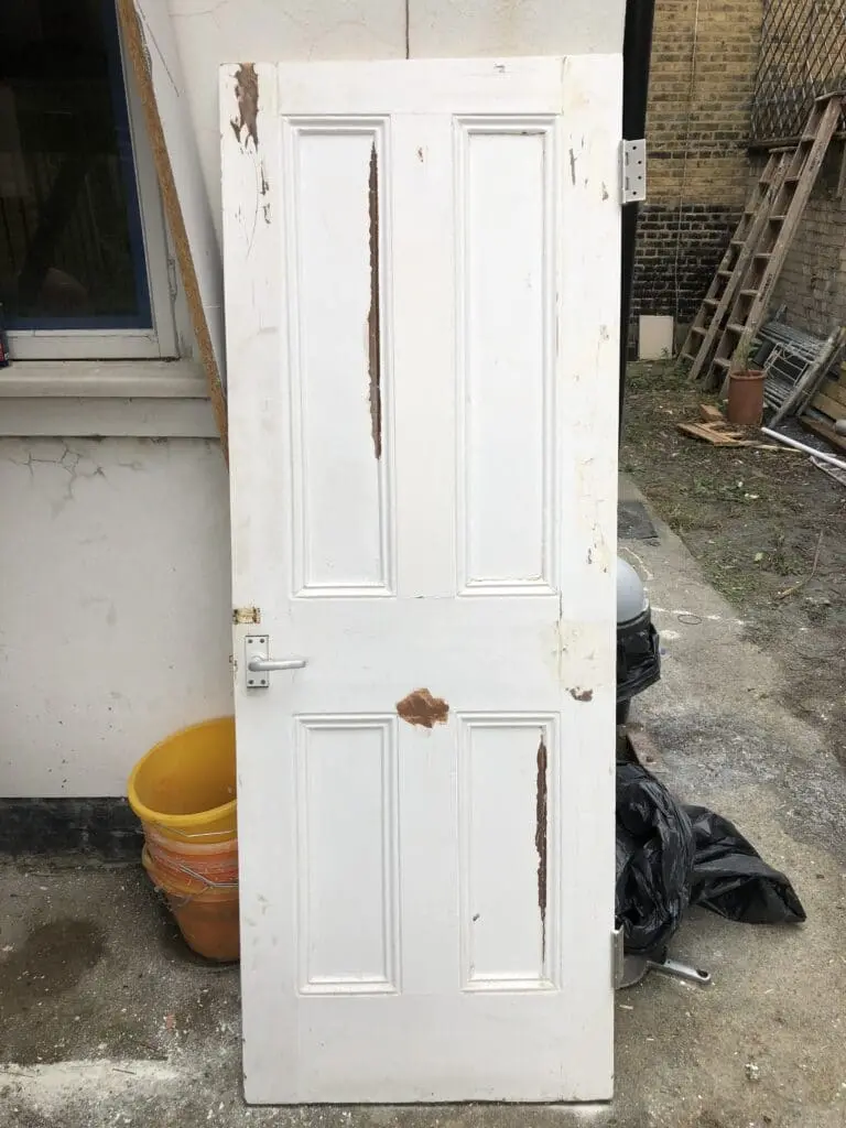 Six bedroom house renovation before and under construction at Peckham in London