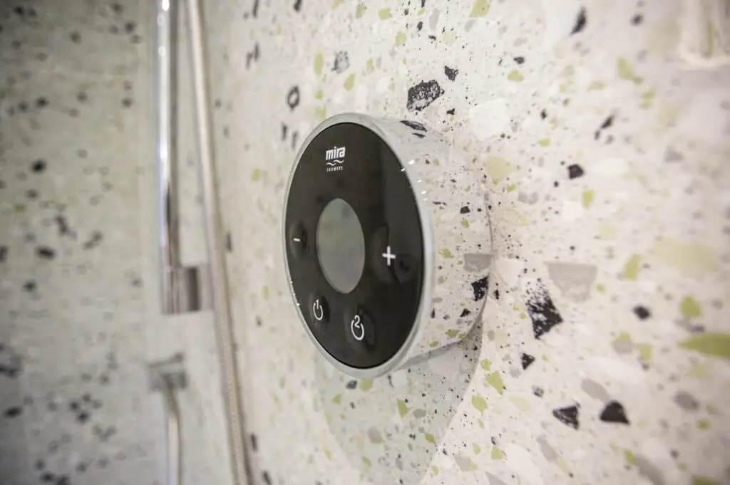 Completed bathroom renovation