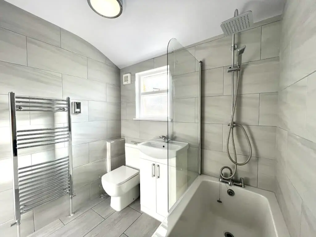 Refurbished bathroom at Peckham