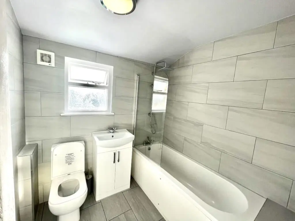 Refurbished bathroom at Peckham