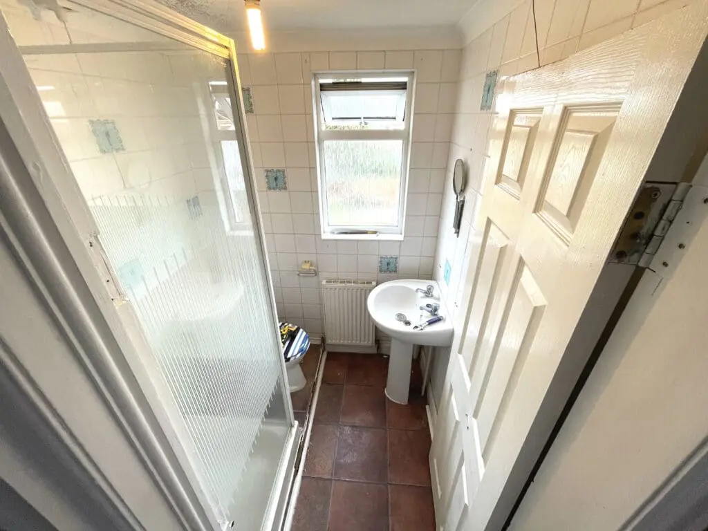 During renovation the perfectionist’s shower room in Croydon