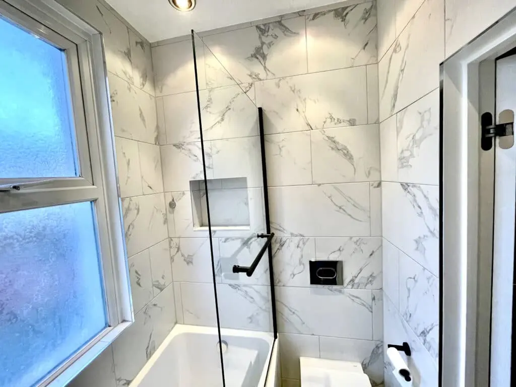 Luxury bathroom renovation in the perfectionist’s house at Croydon