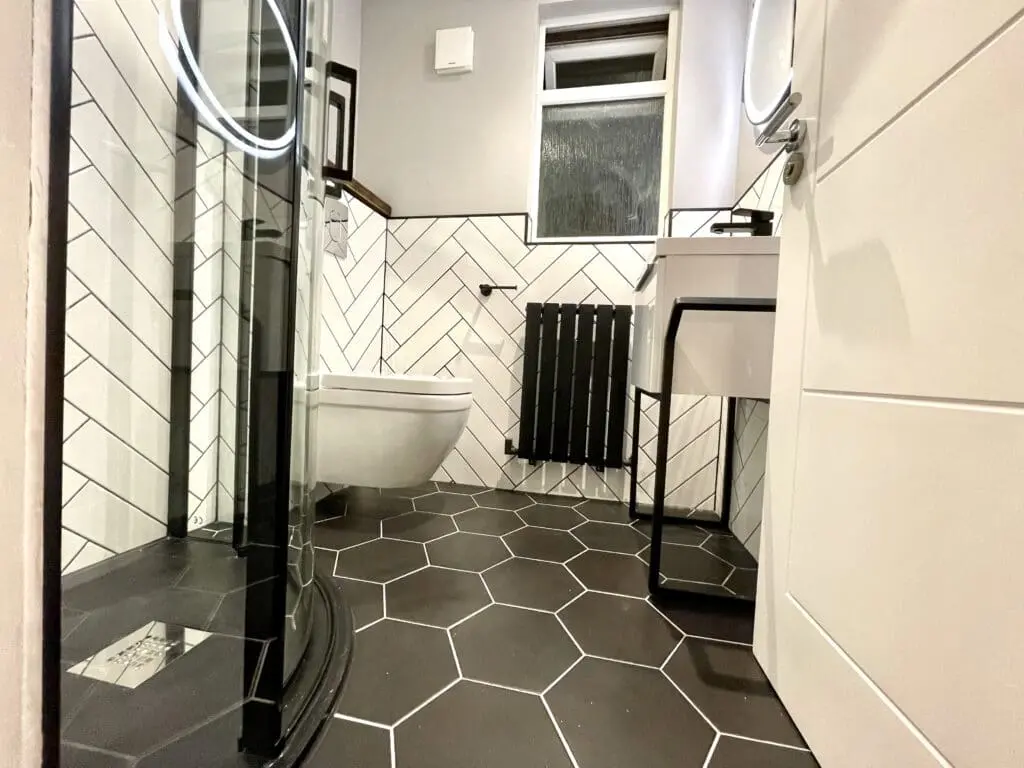 Luxury Shower Room renovation in the Perfectionists House at Croydon