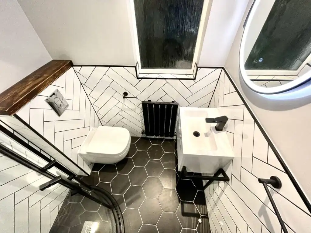 Luxury Shower Room renovation in the Perfectionists House at Croydon