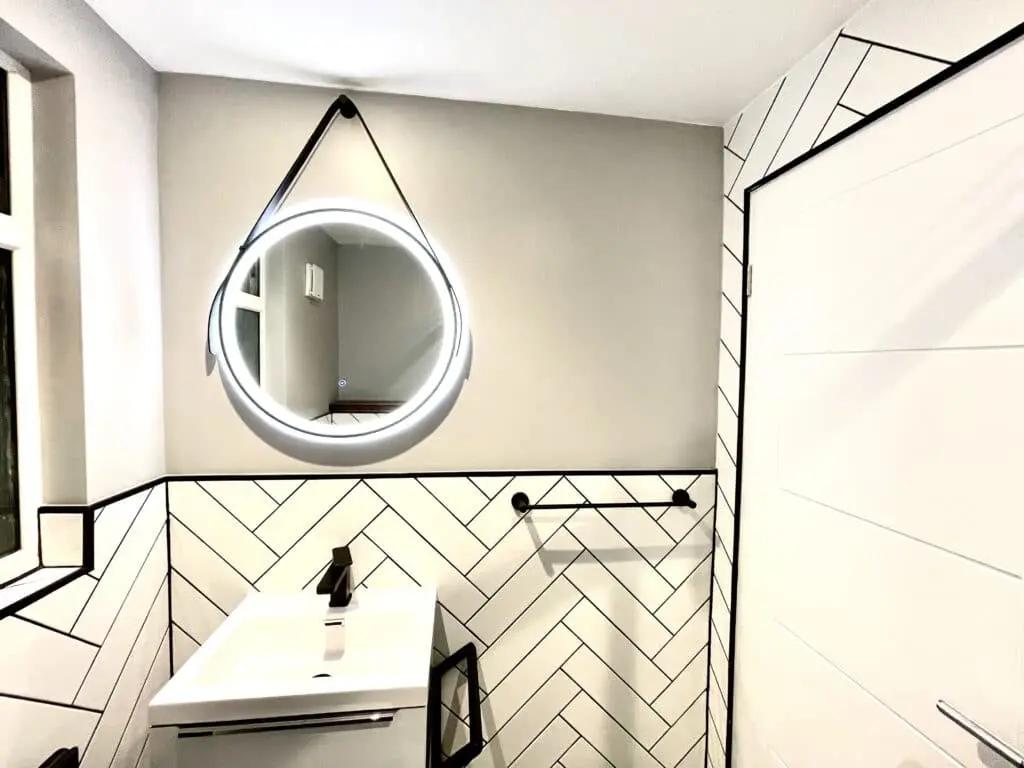 Luxury Shower Room renovation in the Perfectionists House at Croydon