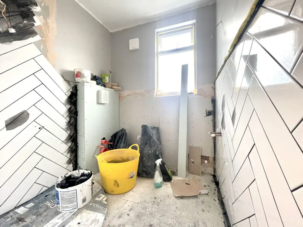 During renovation the perfectionist’s shower room in Croydon