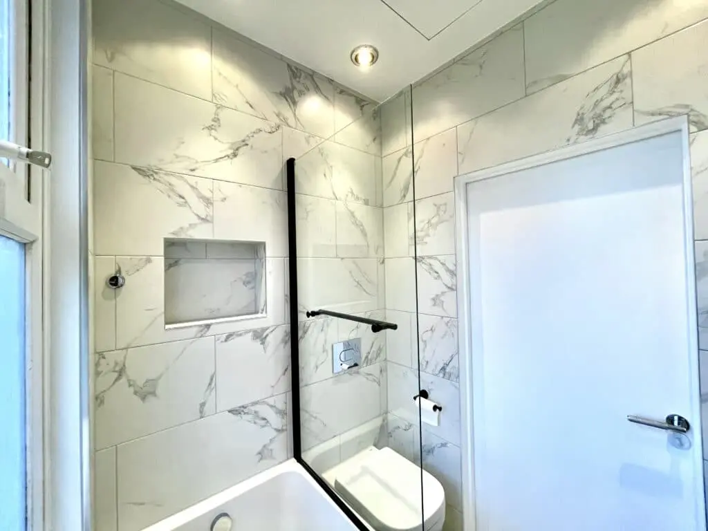 Luxury bathroom renovation in the perfectionist’s house at Croydon