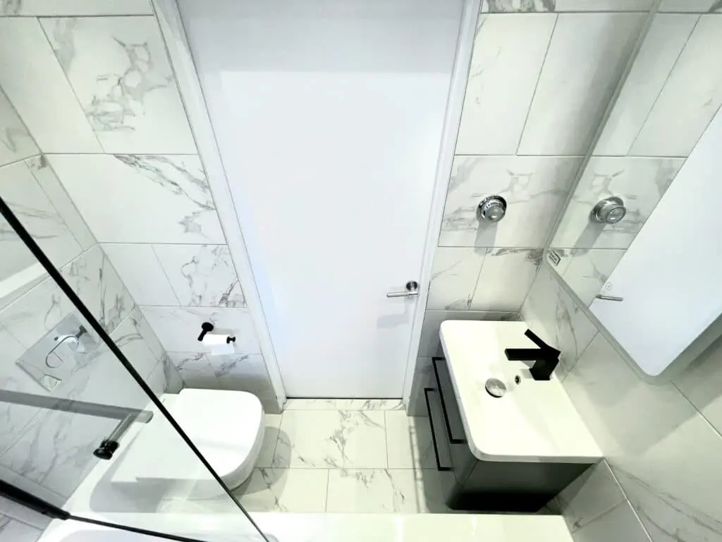 Luxury bathroom renovation in the perfectionist’s house at Croydon