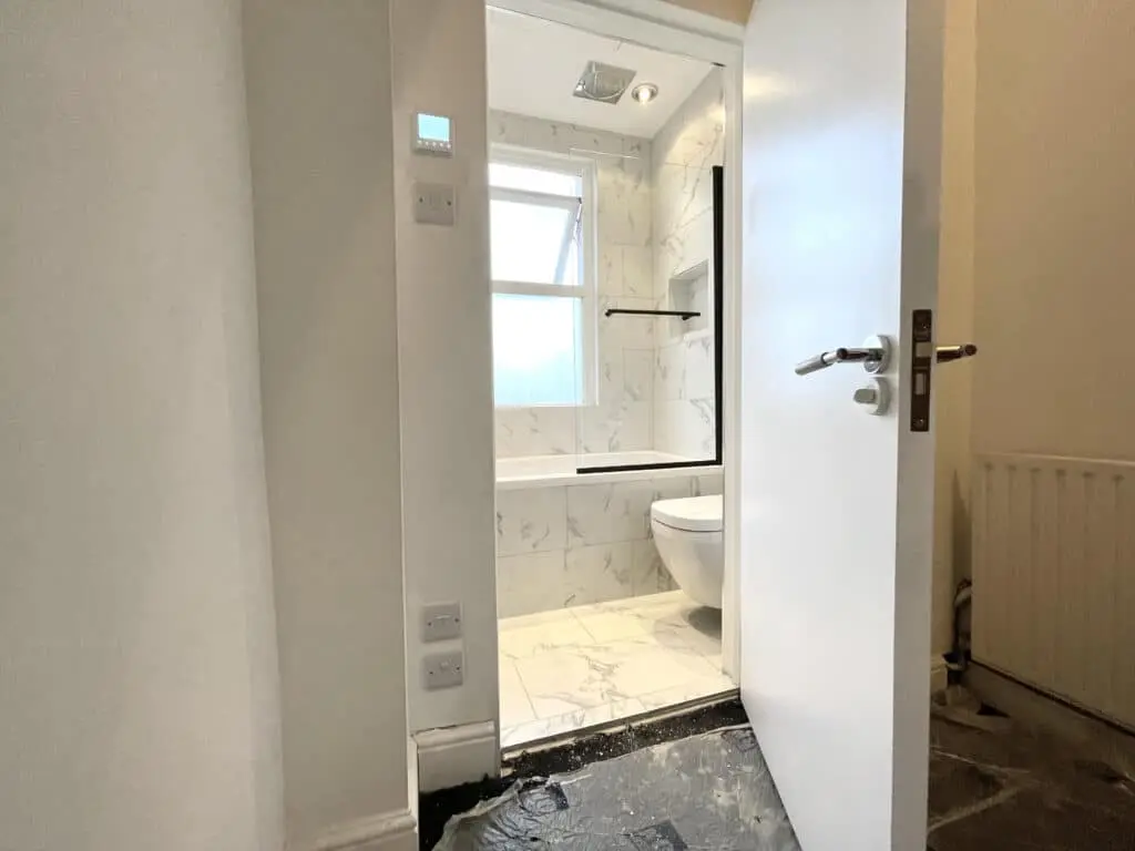 Luxury bathroom renovation in the perfectionist’s house at Croydon