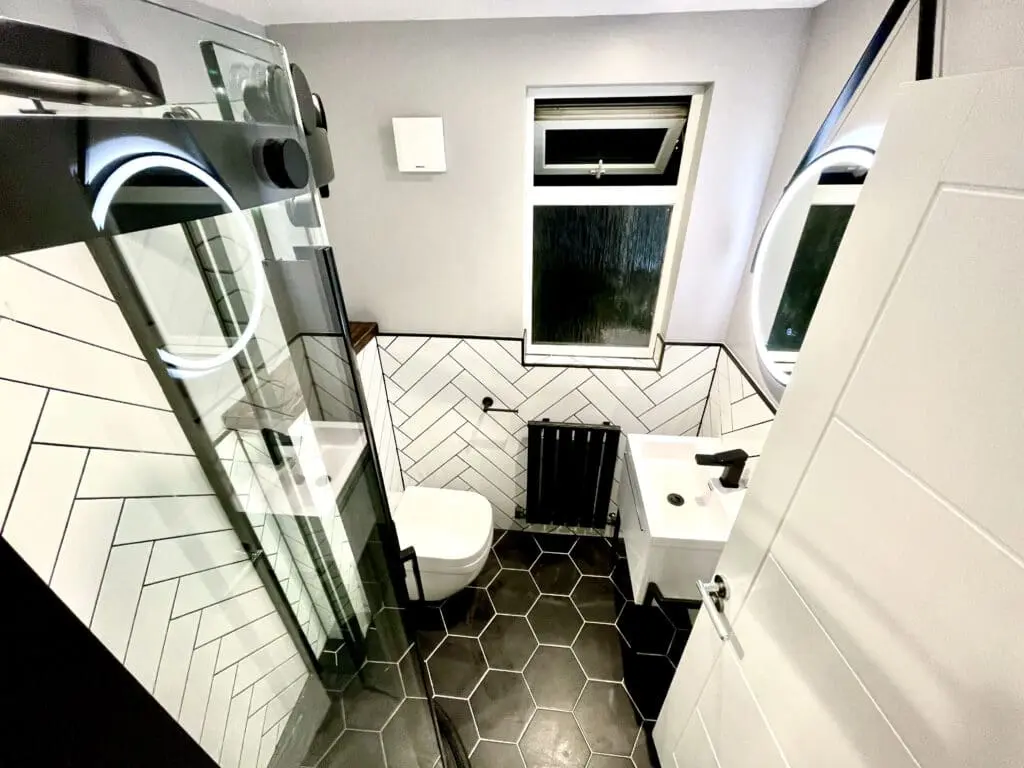 Luxury Shower Room renovation in the Perfectionists House at Croydon