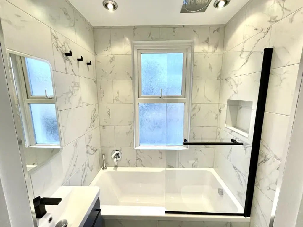 Luxury bathroom renovation in the perfectionist’s house at Croydon