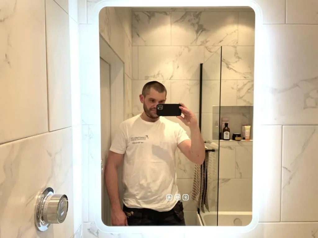 Luxury bathroom renovation in the perfectionist’s house at Croydon