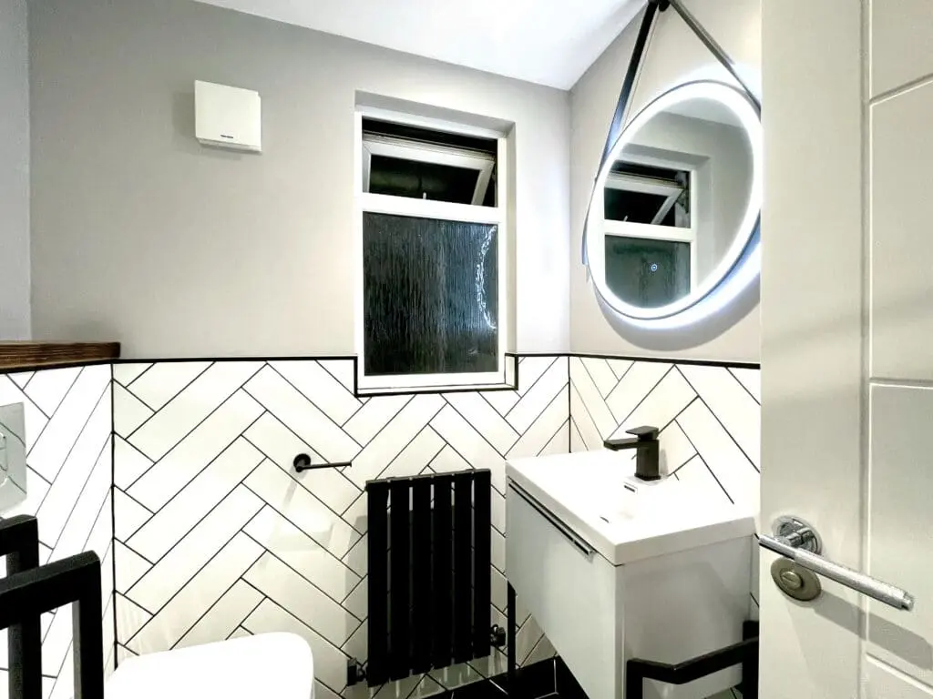 Luxury Shower Room renovation in the Perfectionists House at Croydon