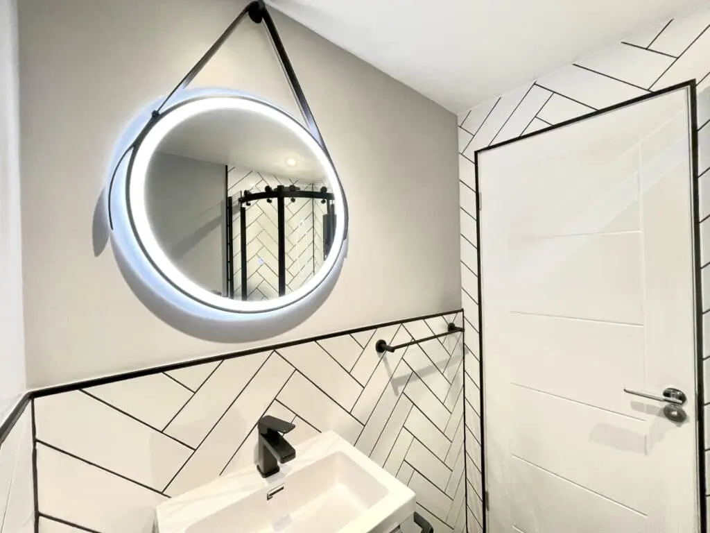 Luxury Shower Room renovation in the Perfectionists House at Croydon