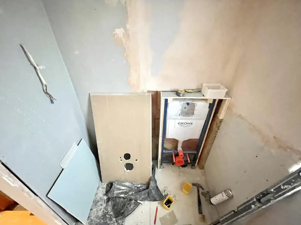 During renovation the perfectionist’s shower room in Croydon