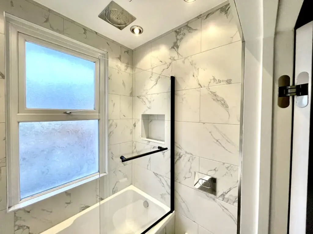 Luxury bathroom renovation in the perfectionist’s house at Croydon