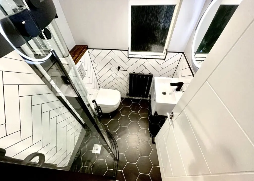 Luxury Shower Room renovation in the Perfectionists House at Croydon