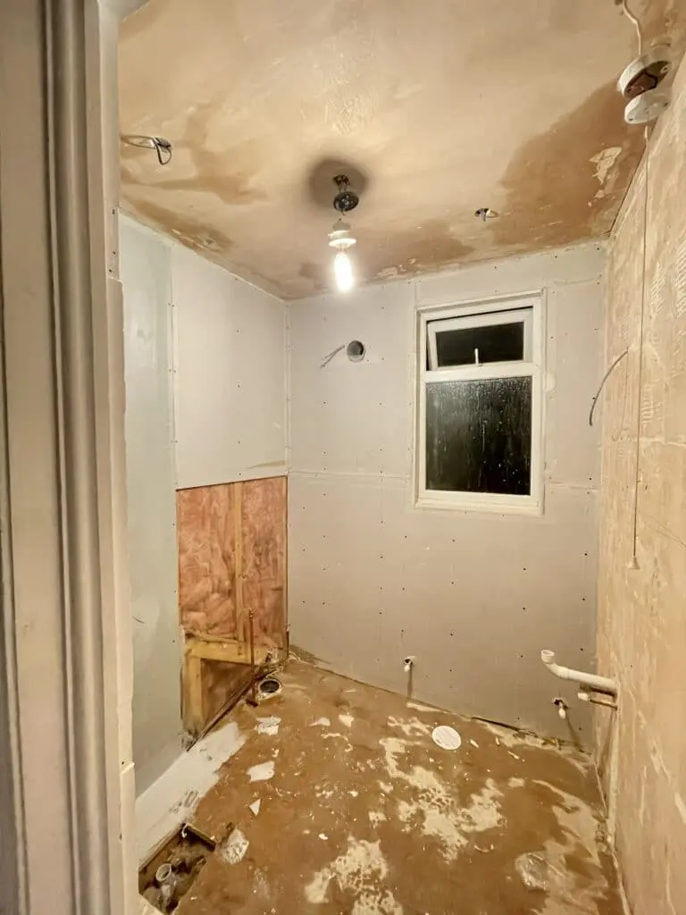 During renovation the perfectionist’s shower room in Croydon