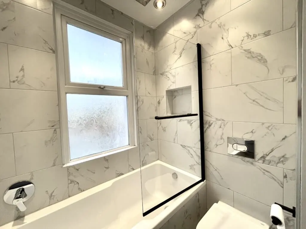 Luxury bathroom renovation in the perfectionist’s house at Croydon