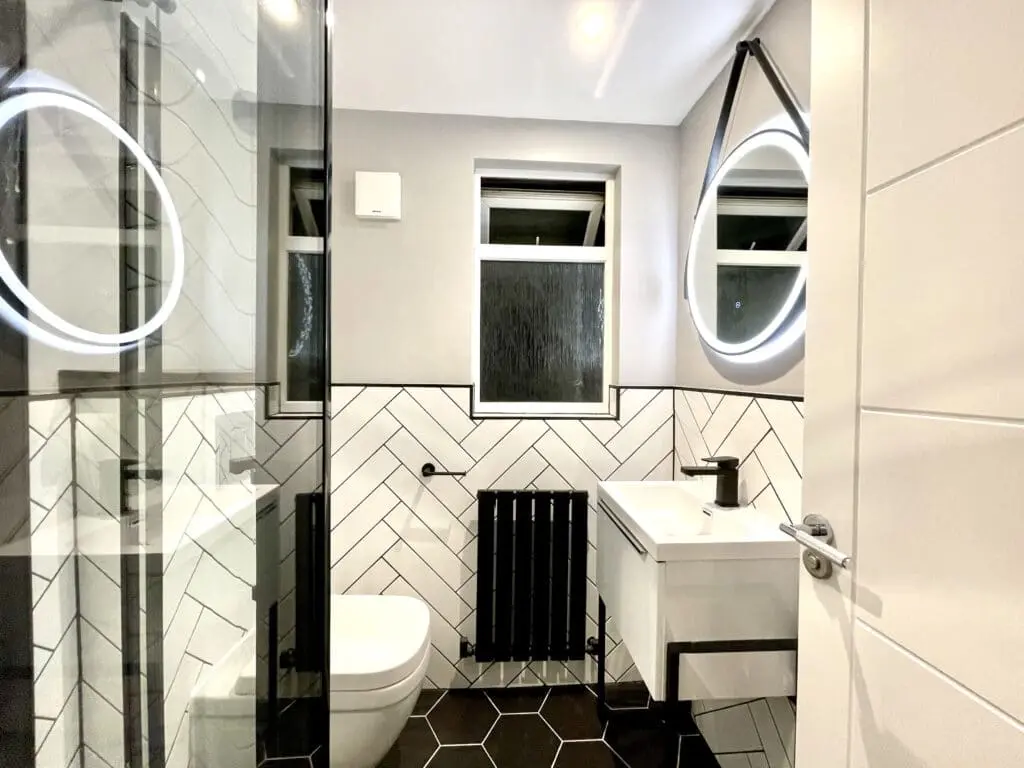 Luxury Shower Room renovation in the Perfectionists House at Croydon