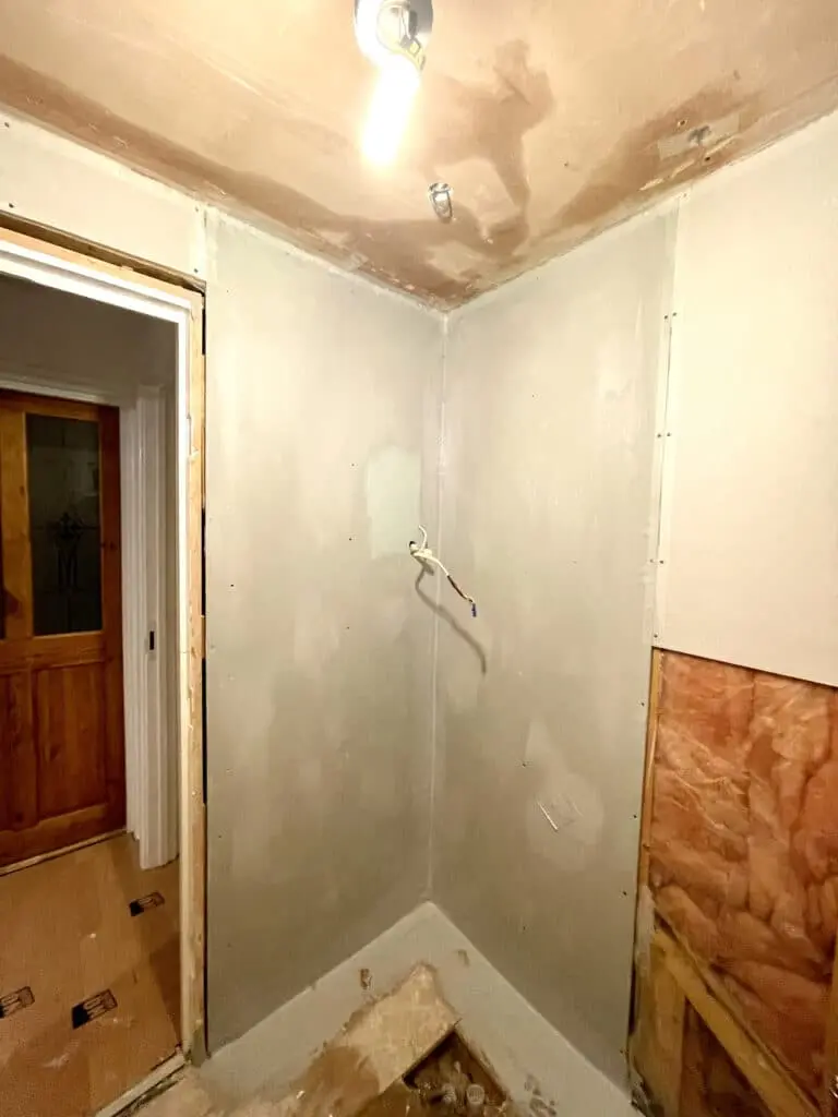During renovation the perfectionist’s shower room in Croydon