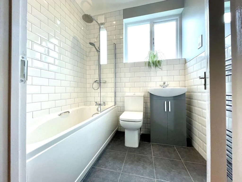 Completed bathroom renovation at Greenwich in London