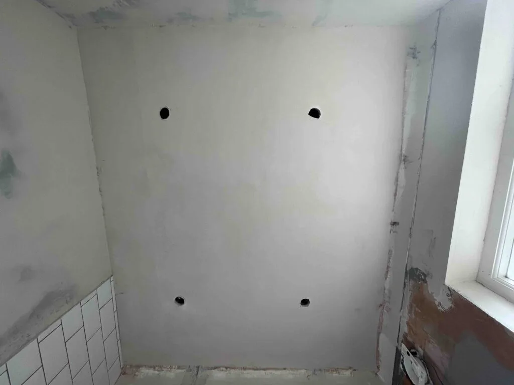 Under construction bathroom renovation at Greenwich in London