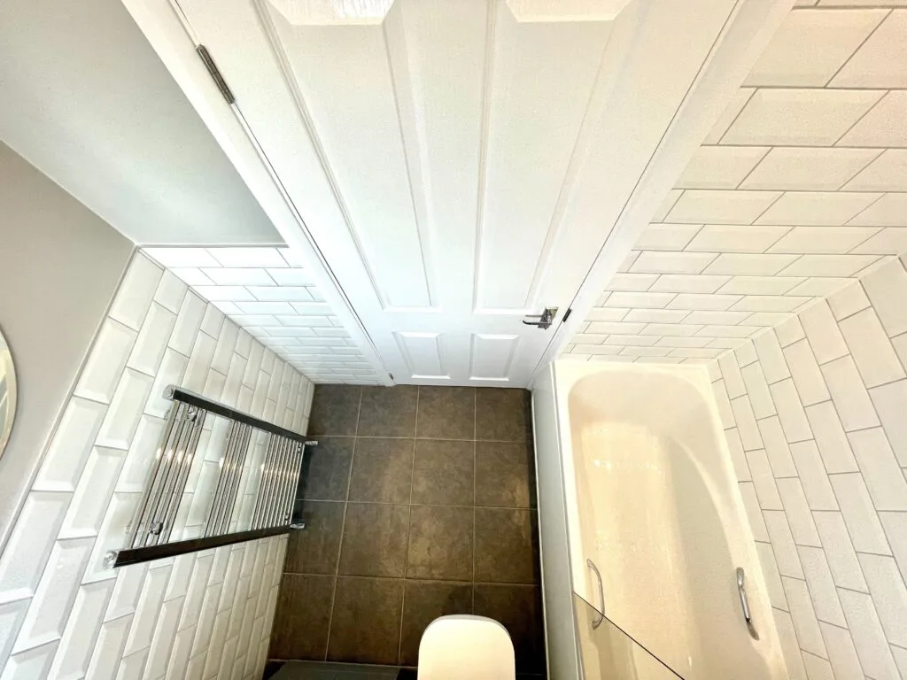 Completed bathroom renovation at Greenwich in London