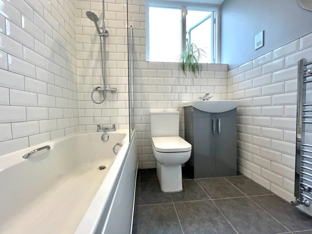 Completed bathroom renovation at Greenwich in London