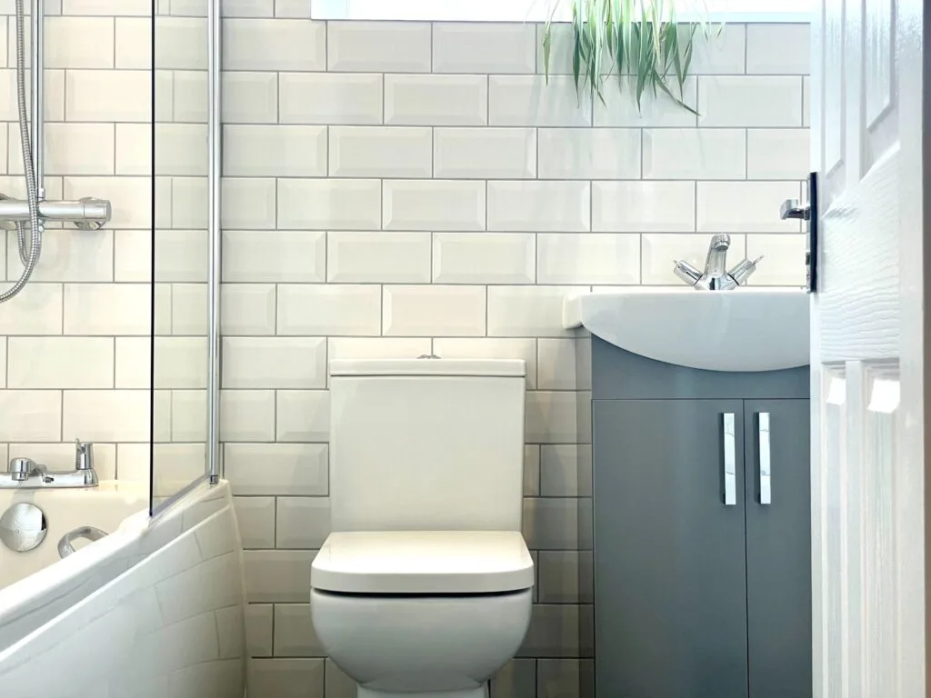 Completed bathroom renovation at Greenwich in London
