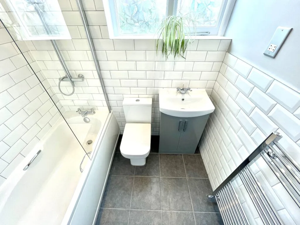 Completed bathroom renovation at Greenwich in London