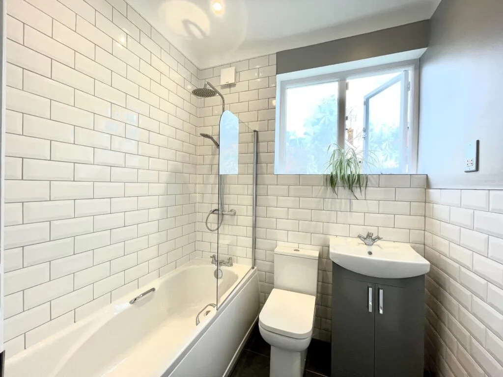 Completed bathroom renovation at Greenwich in London
