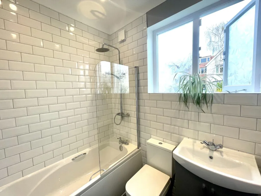 Completed bathroom renovation at Greenwich in London