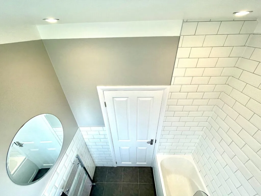 Completed bathroom renovation at Greenwich in London