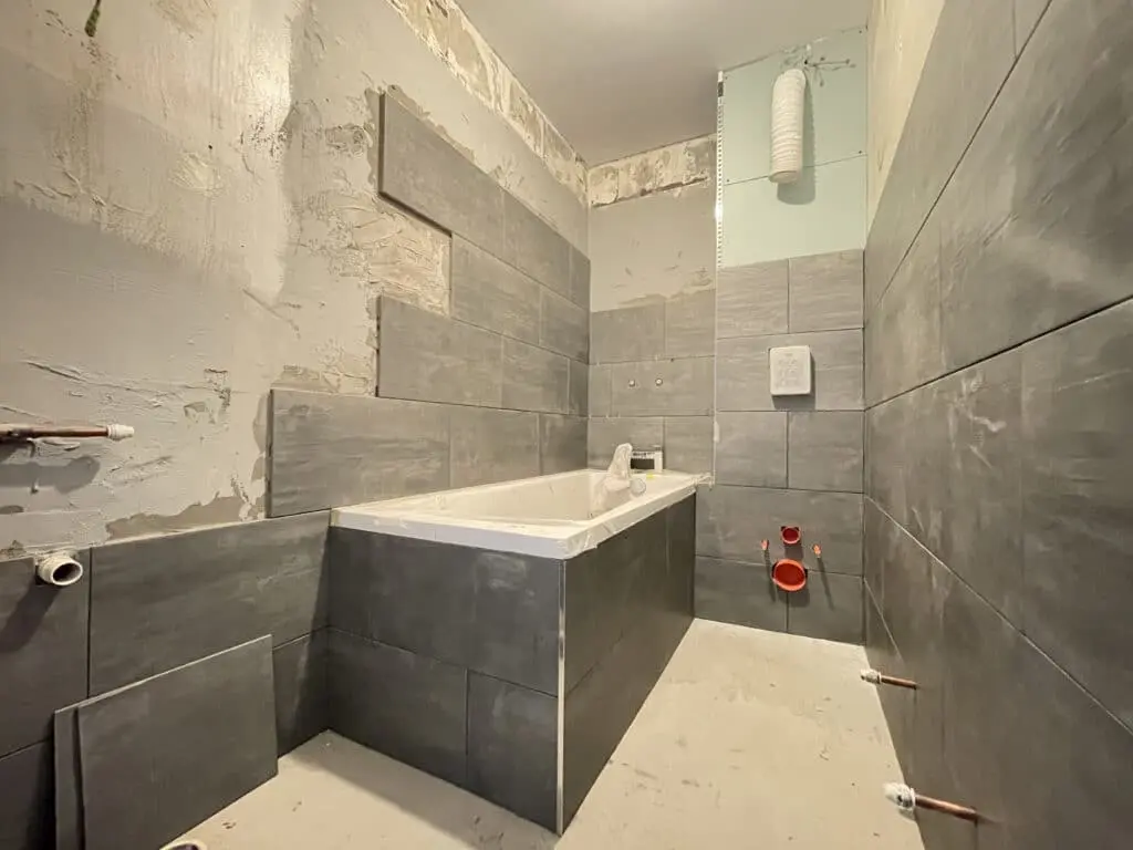 Under Construction Bathroom Renovation at Woolwich in London