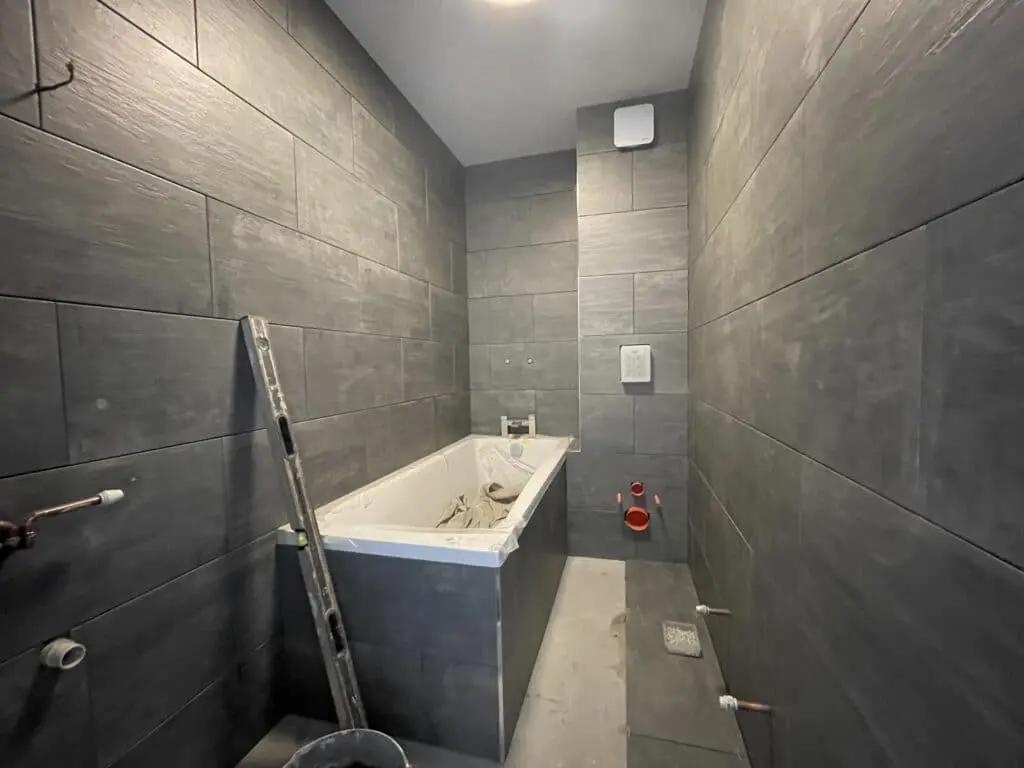 Under Construction Bathroom Renovation at Woolwich in London