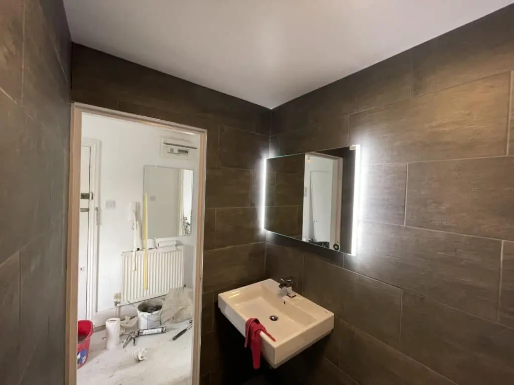 Under Construction Bathroom Renovation at Woolwich in London