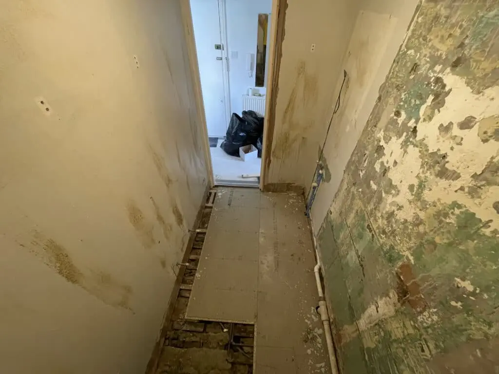 Under Construction Bathroom Renovation at Woolwich in London