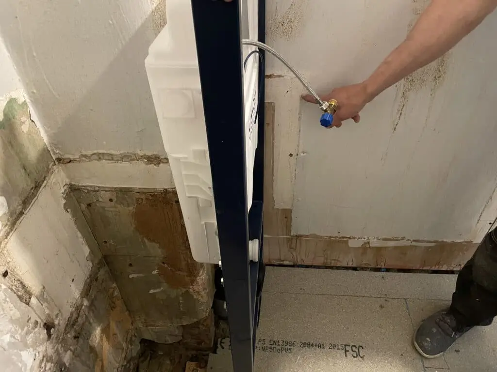 Under Construction Bathroom Renovation at Woolwich in London